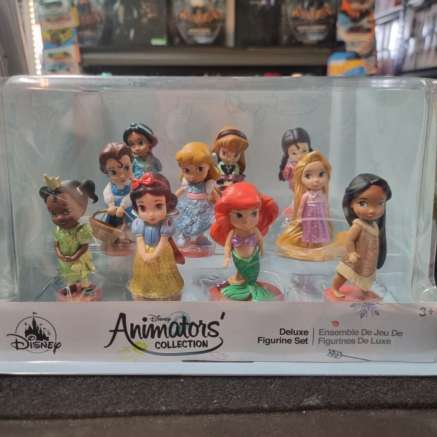 👑 Disney Animators' Collection Princess Deluxe Figure Play Set Sparkle Glitter