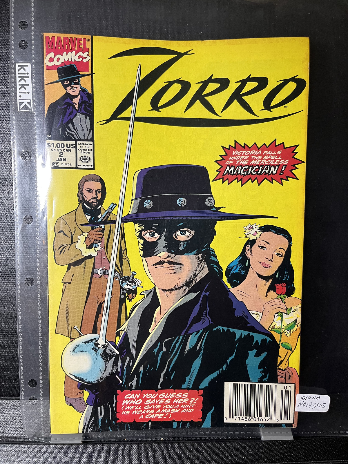 Zorro #2  MARVEL Comics 1991