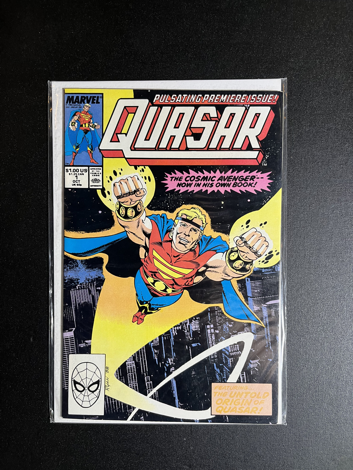 Quasar #1 (First Issue) Marvel Comics 1989