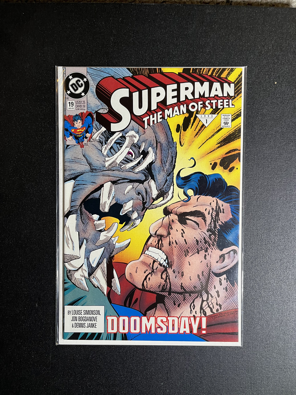 Superman - The Man of Steel #19 Doomsday Dc Comics 1992