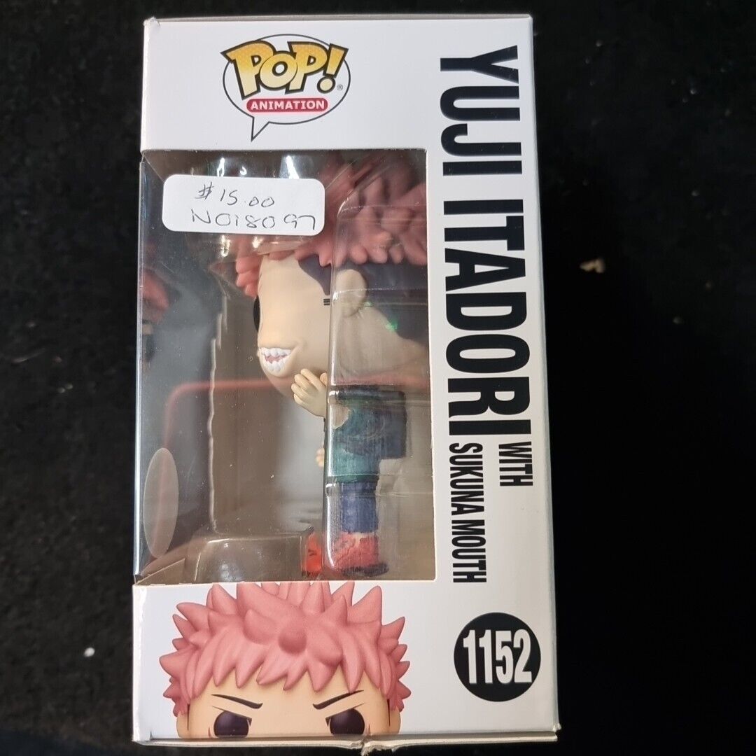 Funko Pop! Jujutsu Kaisen #1152 Yuji Itadori with Sukuna Mouth Vinyl Figure