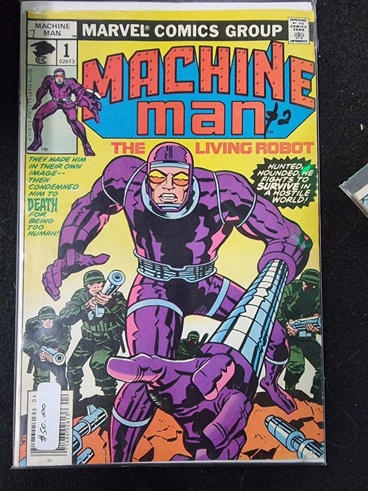 Machine Man-The Living Robot #1 (Marvel 1978) Jack Kirby