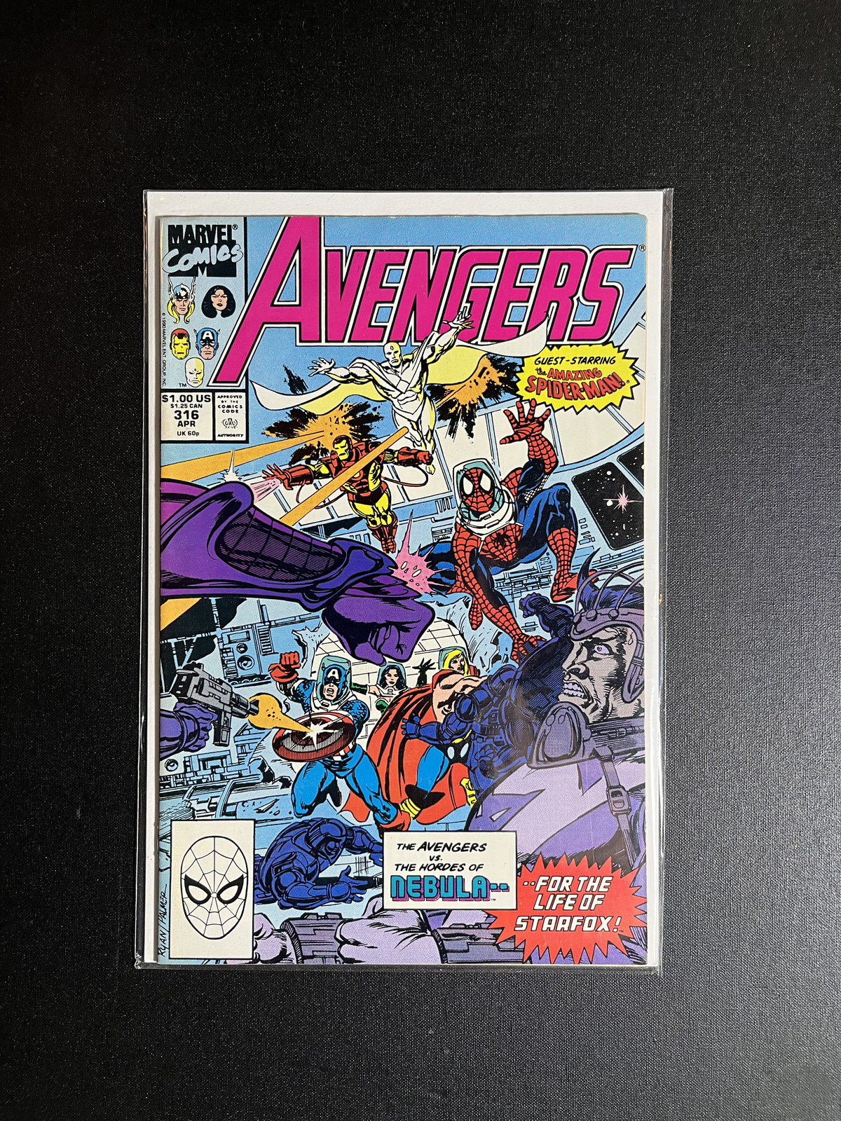 Avengers #316 Guest Starring Amazing Spider-Man 1990