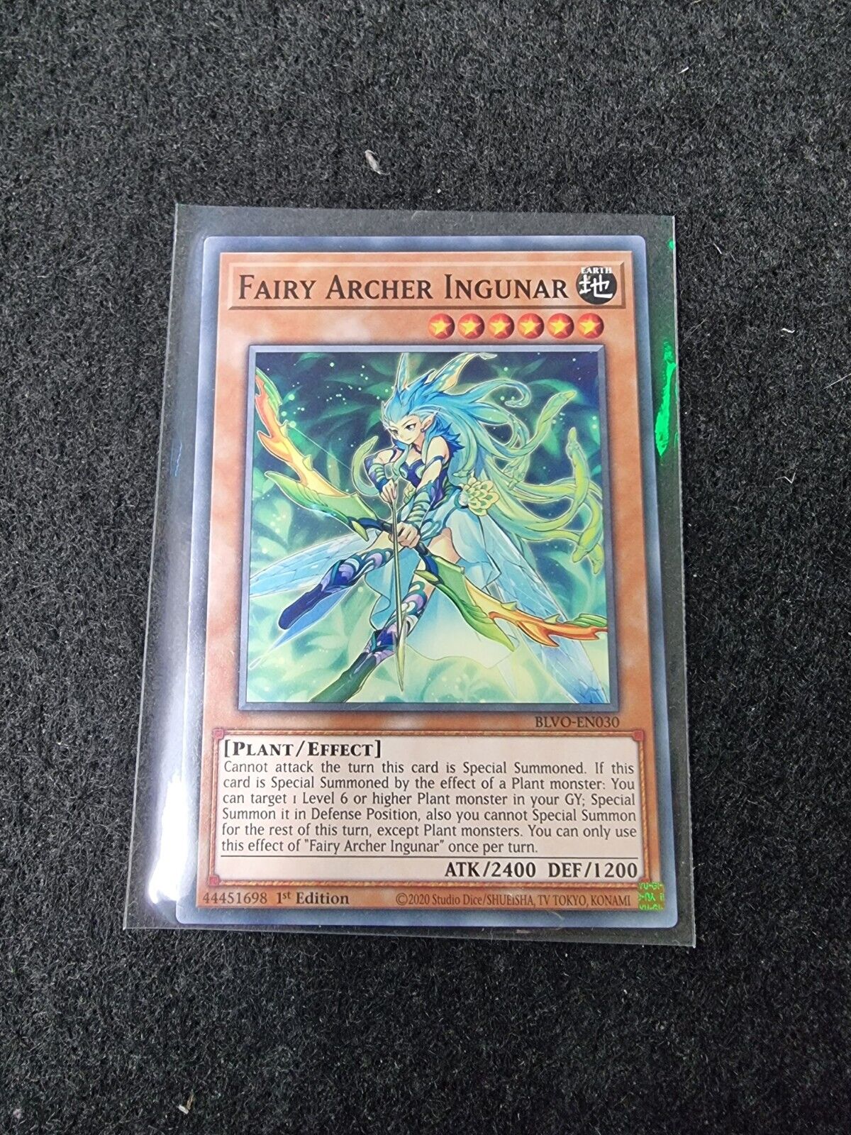 YuGiOh - Blazing Vortex - Fairy Archer Ingunar - BLVO-EN030 - Common