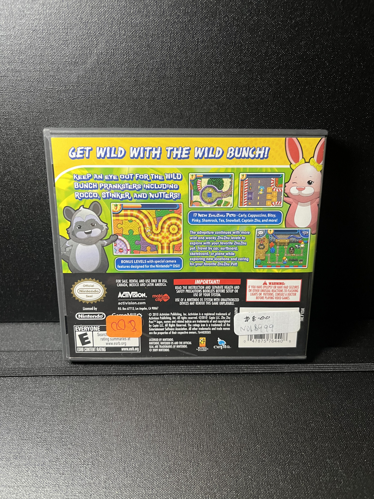 Zhu Zhu Pets 2 Featuring the Wild Bunch Nintendo DS Game