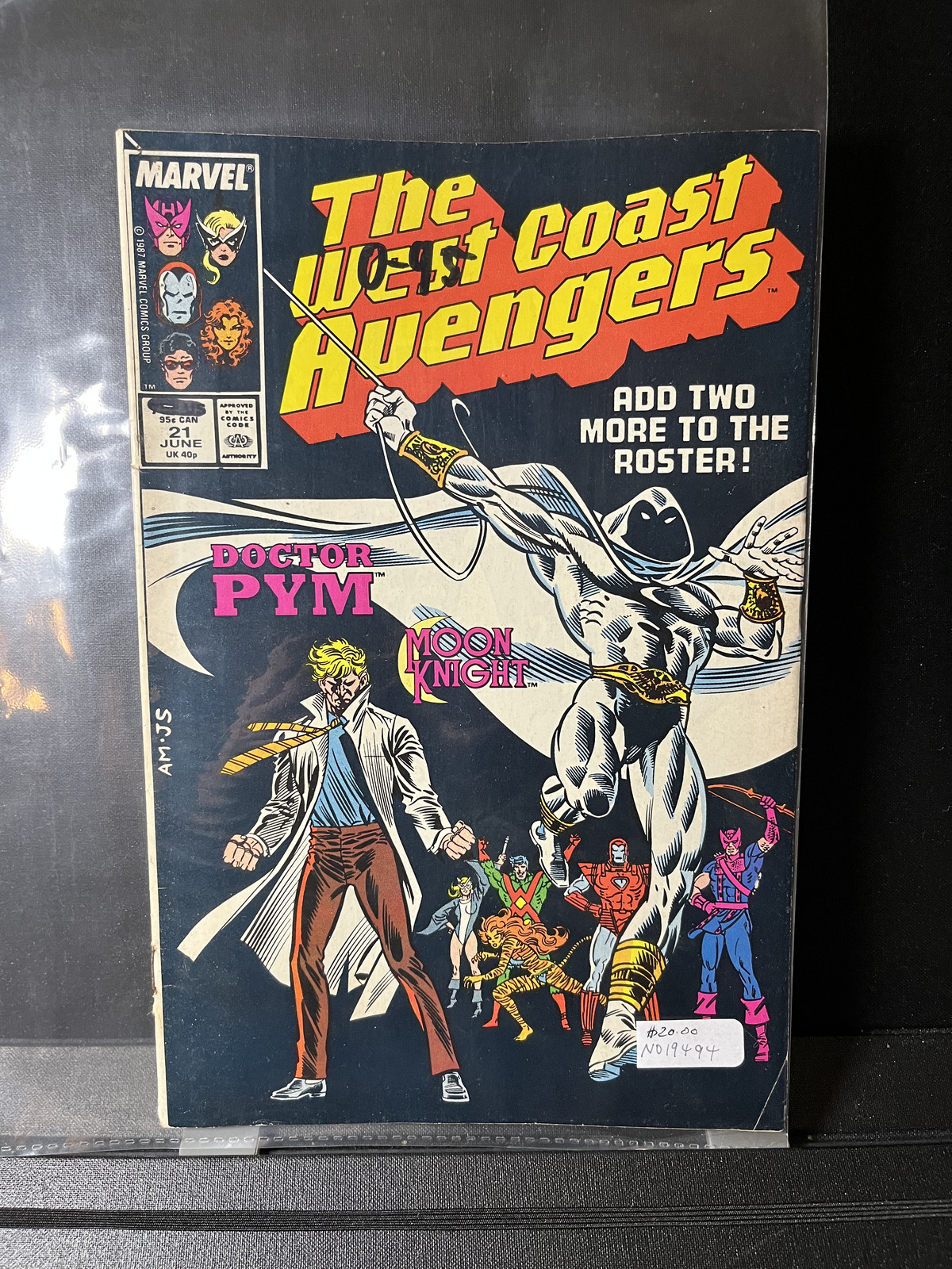 WEST COAST AVENGERS #21 Marvel Comics 1987