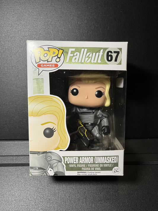 Fallout Power Armor Unmasked Funko Games #67 Funko Pop! Vinyl Figure