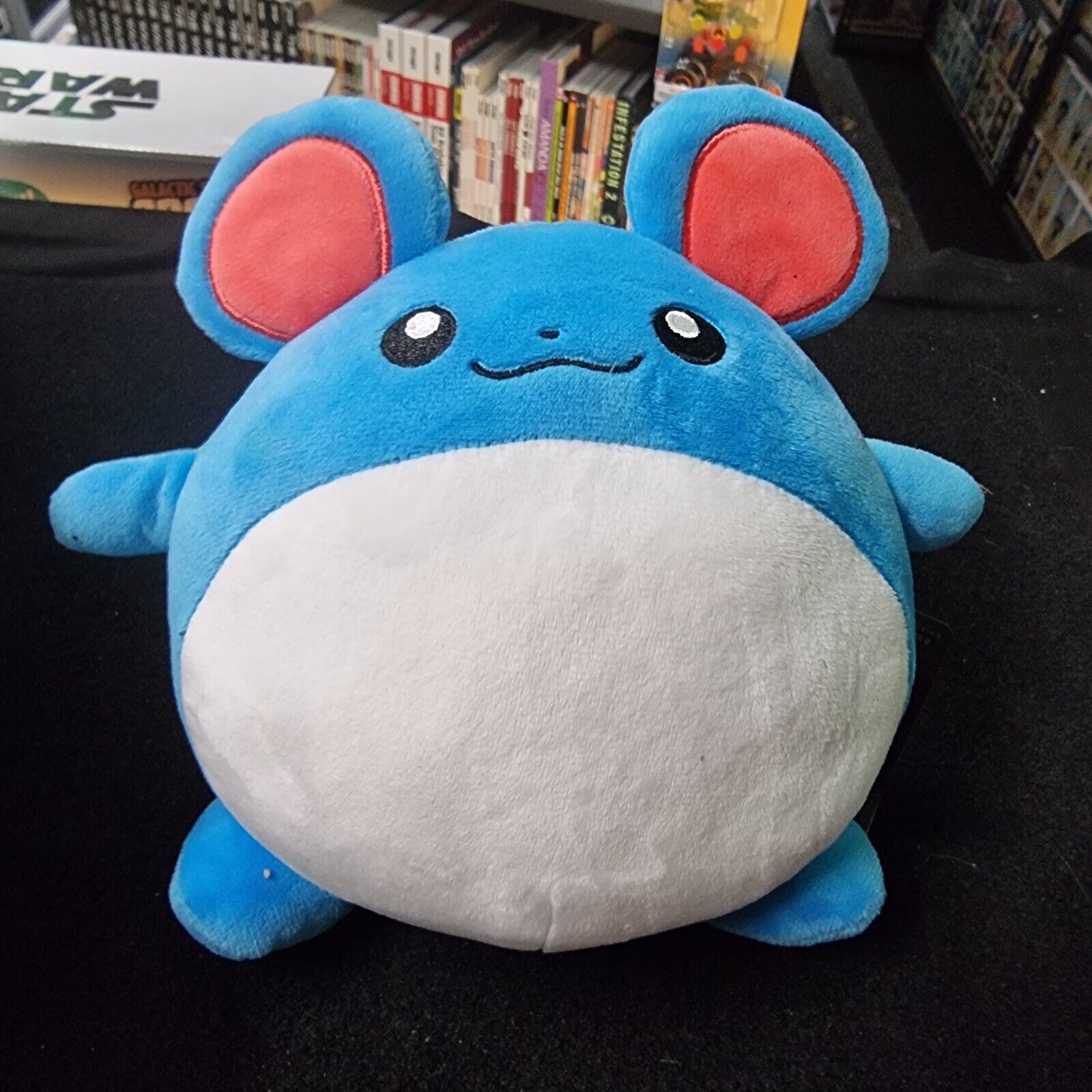 Pokemon Marill 8" plush Authentic Pokemon Center (2017) RARE! 