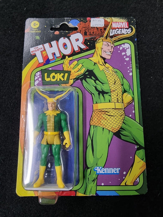 HASBRO / KENNER MARVEL RETRO LEGENDS LOKI ACTION FIGURE 3.75"