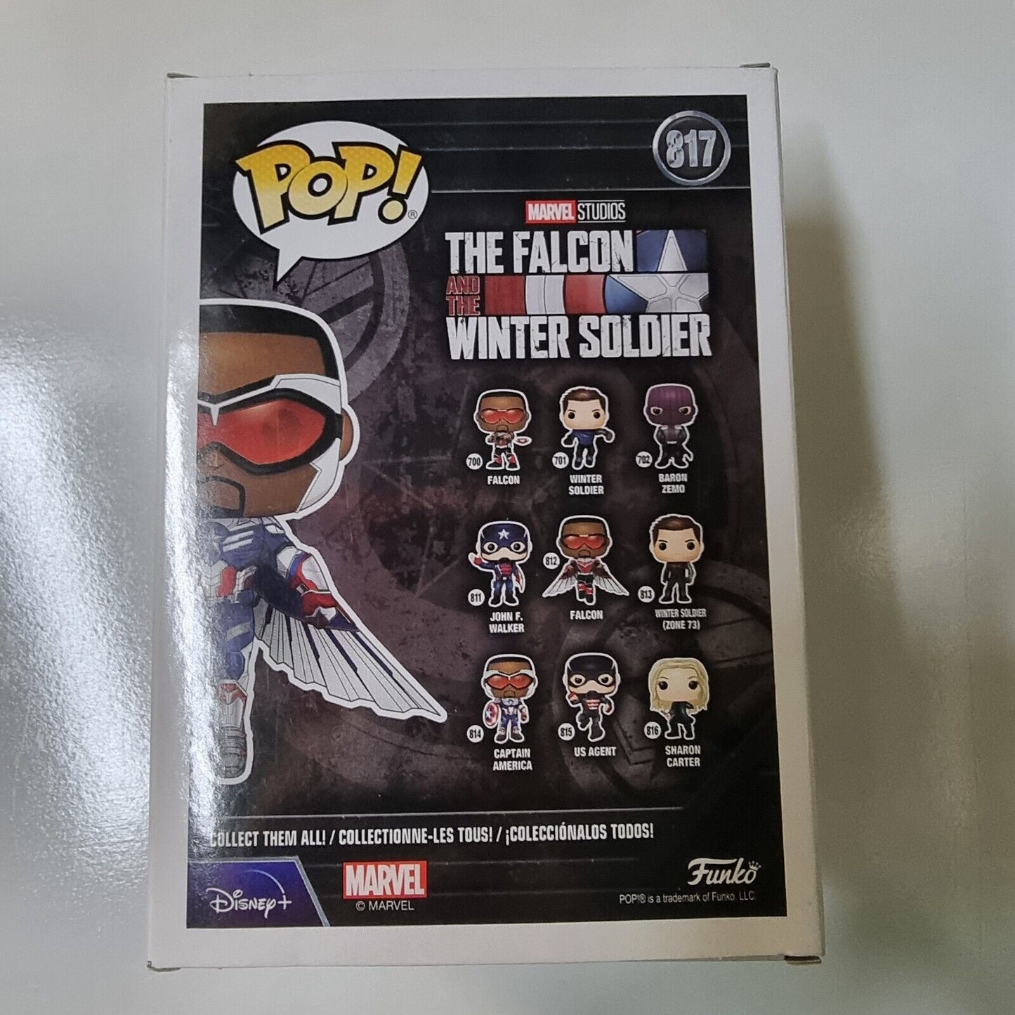 2021 Funko POP 817 Marvel The Falcon And The Winter Soldier Captain America