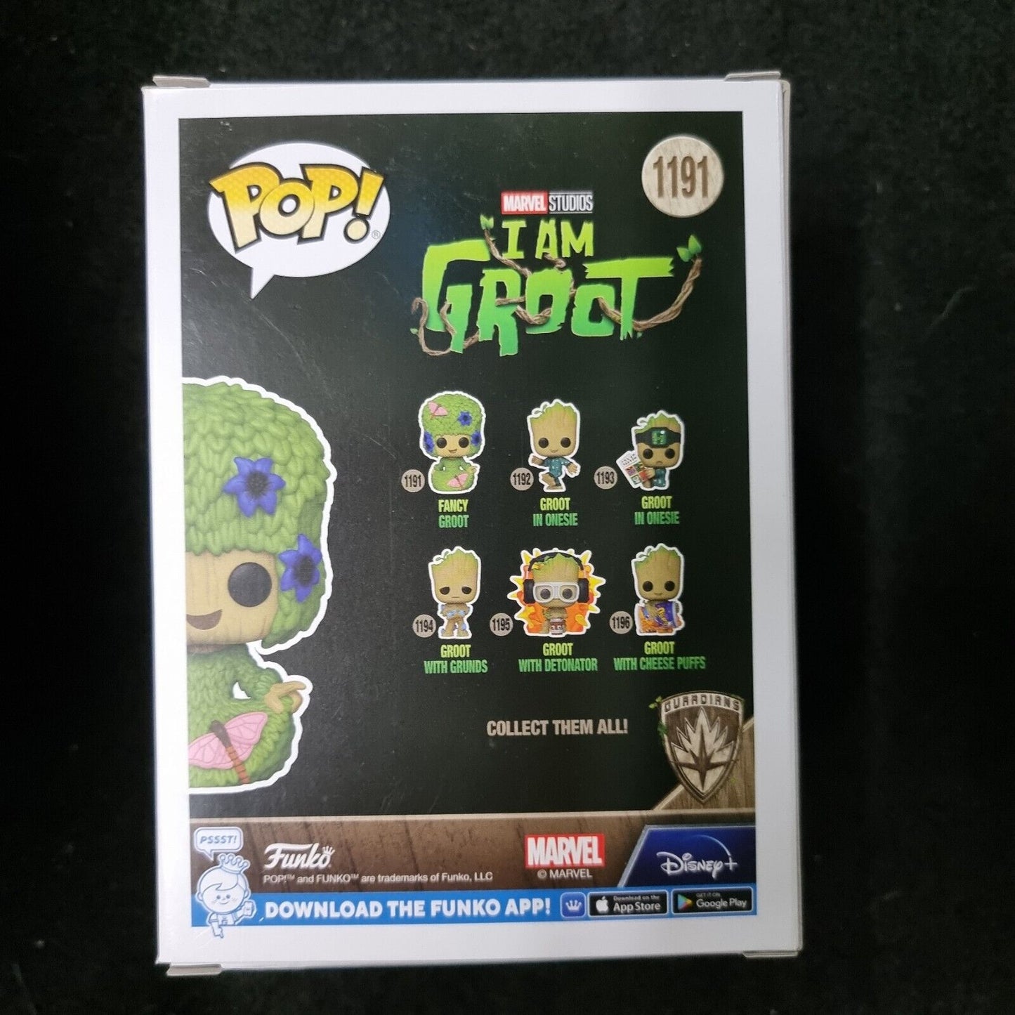 Funko Pop! Marvel I Am Groot: Fancy Groot #1191 Vinyl Figure