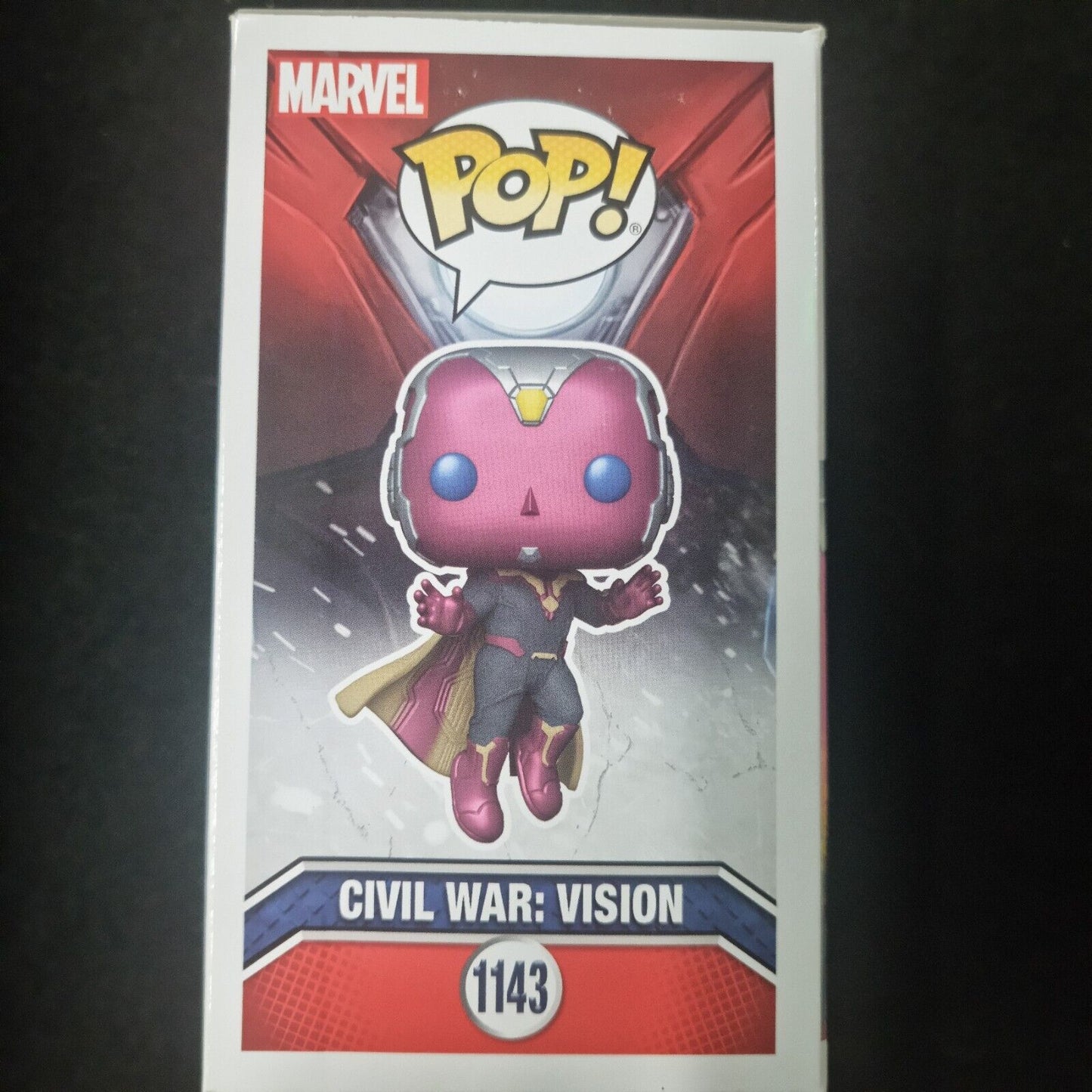 Marvel Funko Pop - Civil War: Vision - Civil War - No. 1143