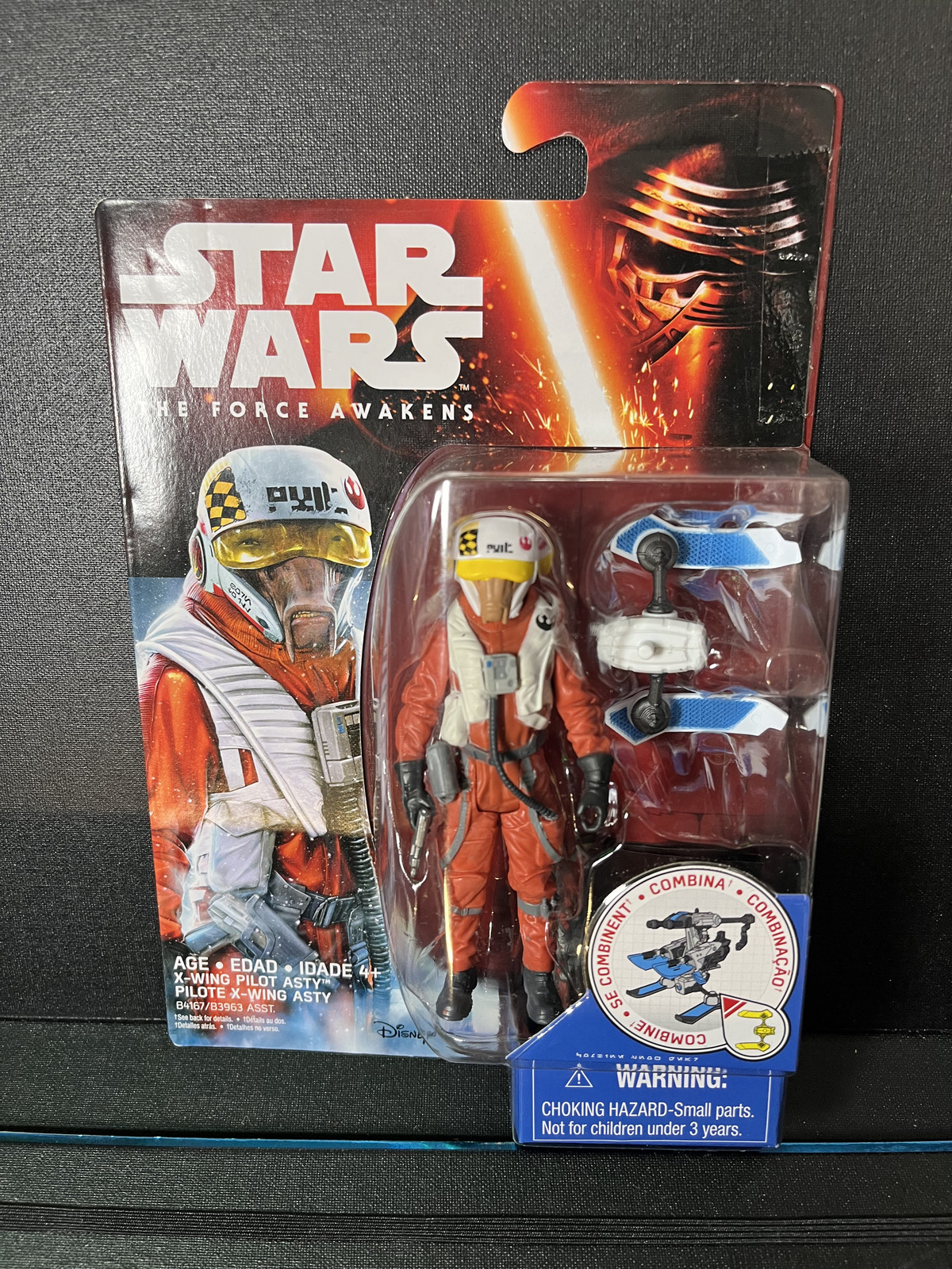 X-Wing Pilot Asty Star Wars The Force Awakens 3.75 Action Figure