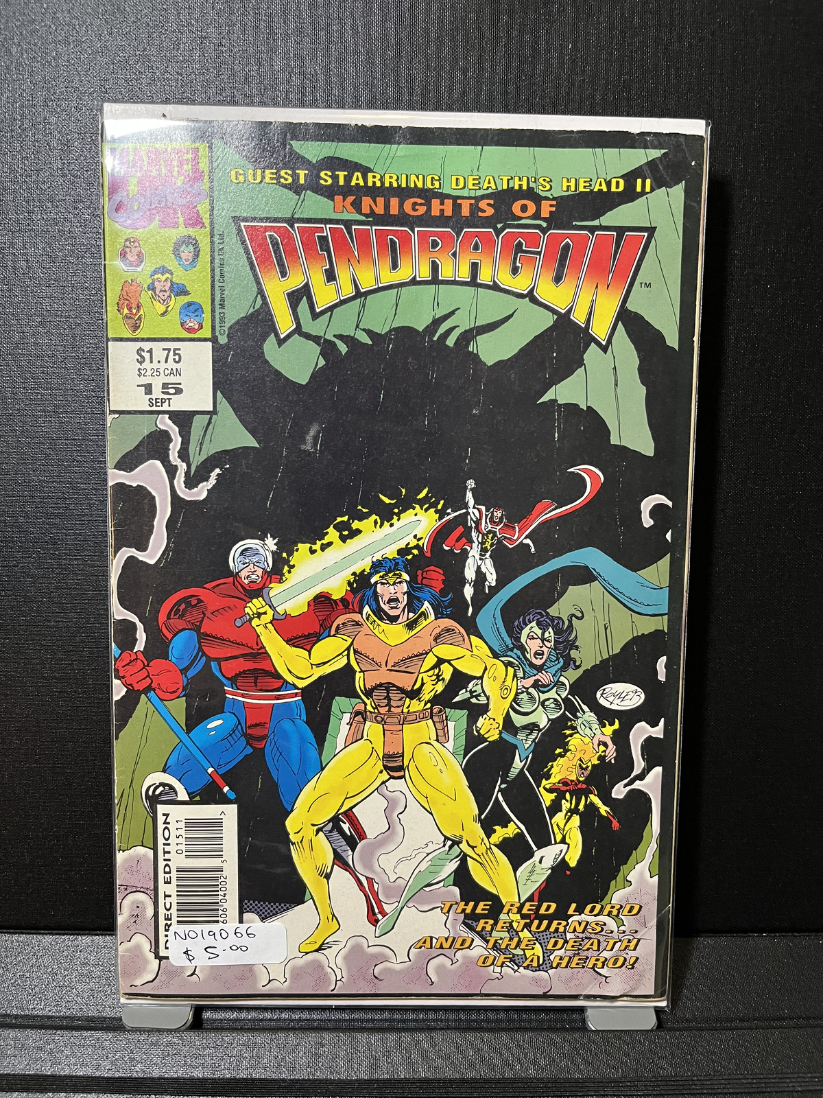 Knights Of Pendragon #15 Marvel Comics 93