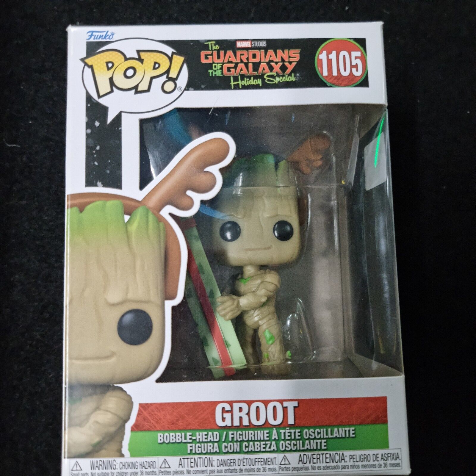 Funko Pop! Marvel: Guardians of the Galaxy Holiday Special - Groot #1105 New