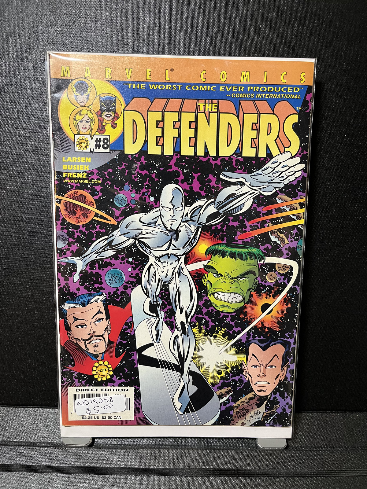 THE DEFENDERS #8 ERIK LARSON COVER MARVEL COMICS 2001