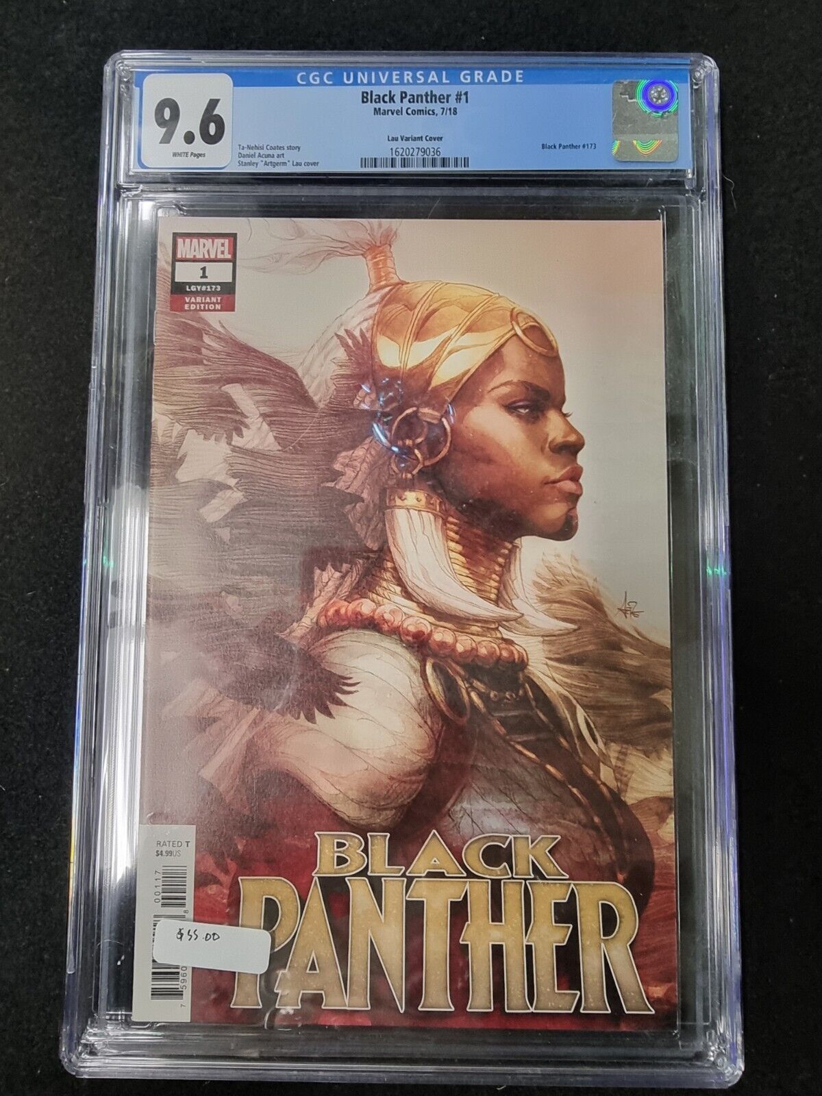 Black Panther #1 (2018) Artgerm Shuri Variant CGC 9.6