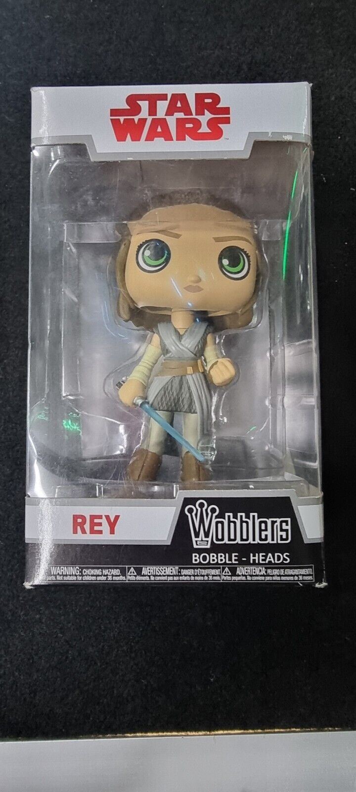 STAR WARS REY FUNKO WOBBLERS BOBBLE-HEAD 