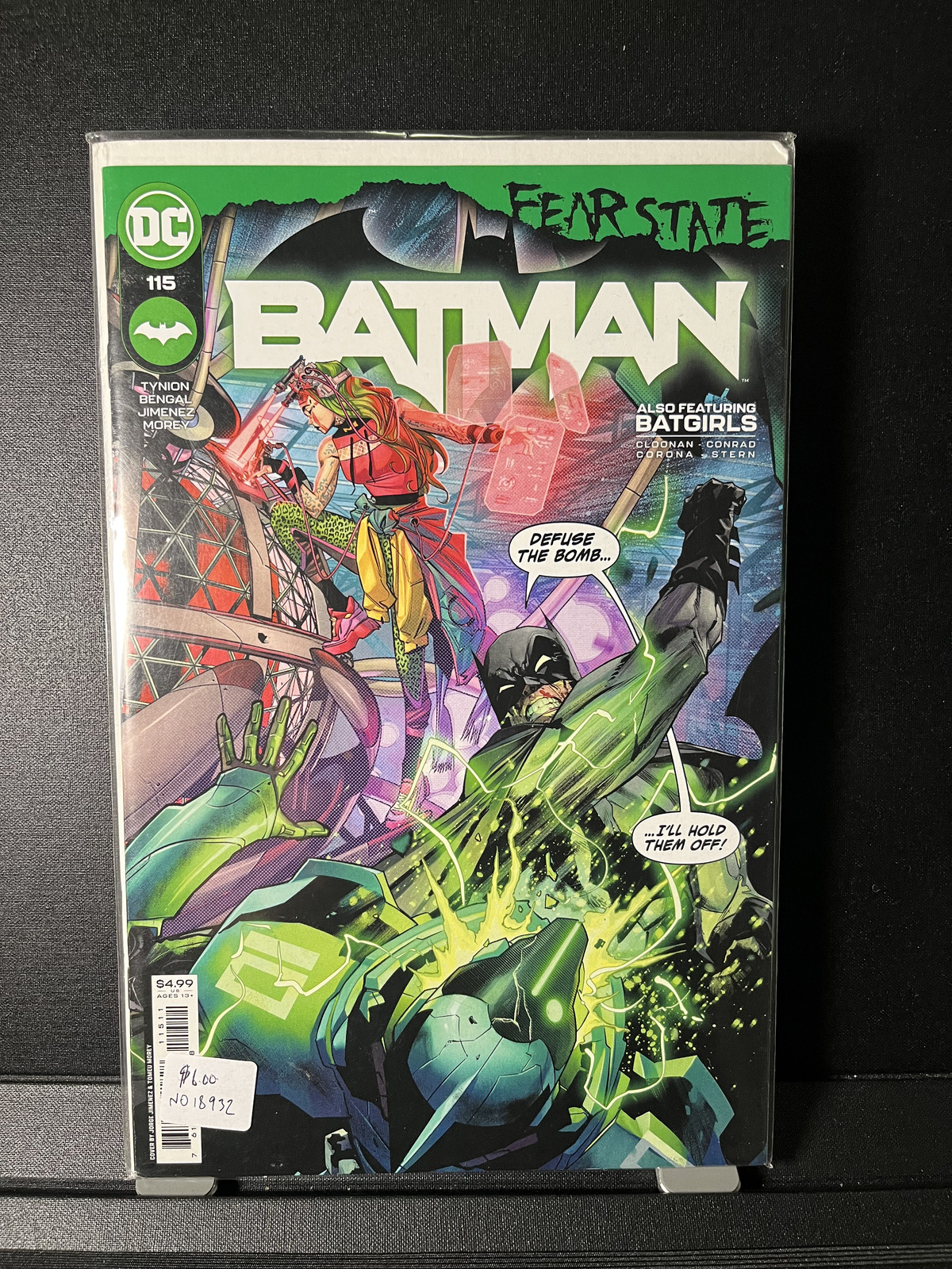 Batman #115 Fear State DC Comics 2016