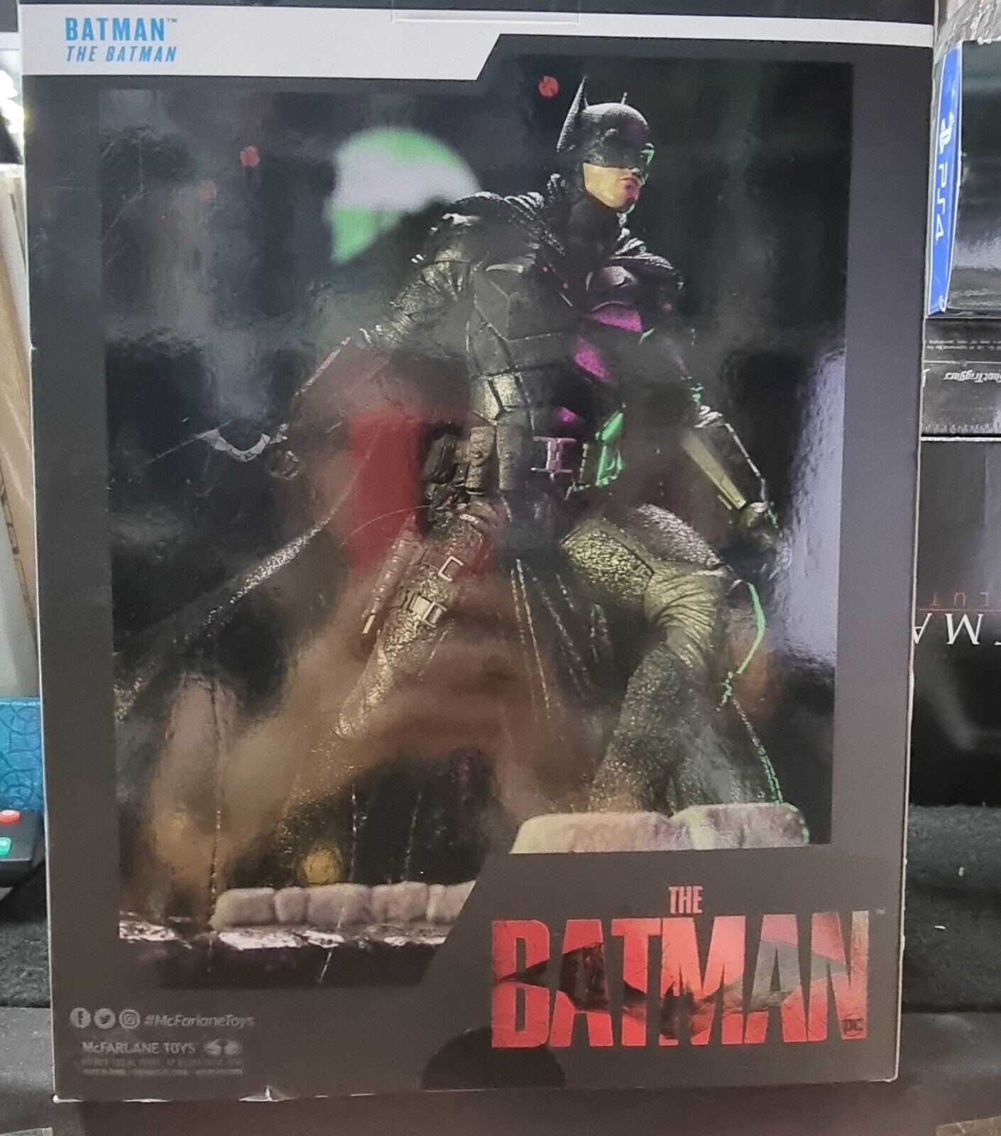 DC Multiverse THE BATMAN 12” Inch  Statue Black Mcfarlane 