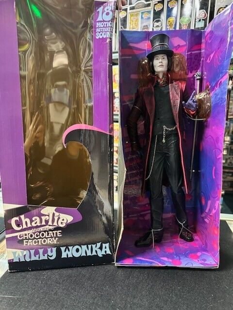 1/4 NECA Charlie And The Chocolate Factory Willy Wonka Johnny Depp Figure