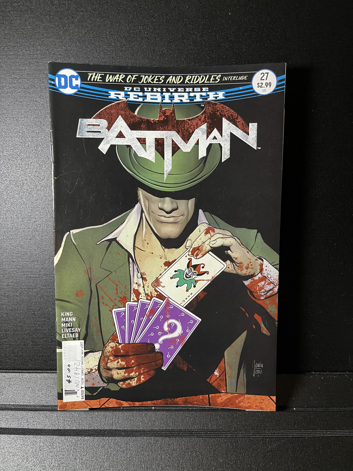 Batman Rebirth #27 The War of Jokes and Riddles DC Comics 2017