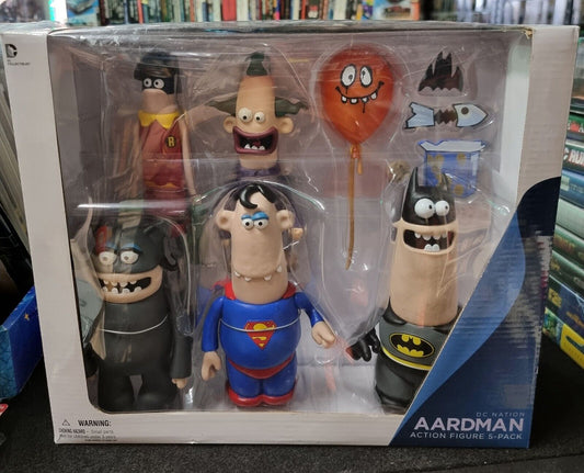 DC Nation Aardman Action Figure 5-Pack Batman Joker Superman Catwoman Robin