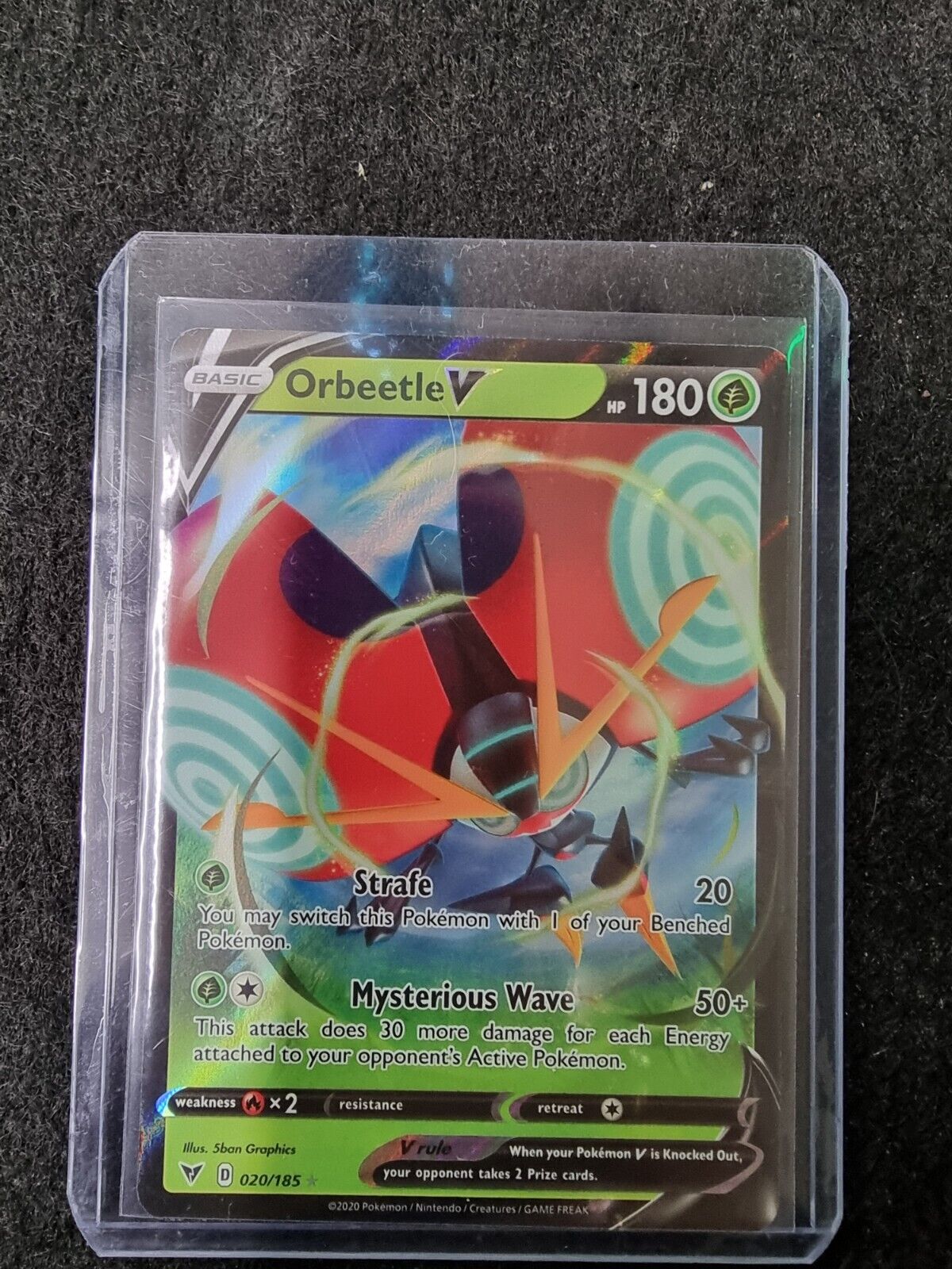 Orbeetle V Ultra Rare - 020/185 Vivid Voltage - Pokemon 