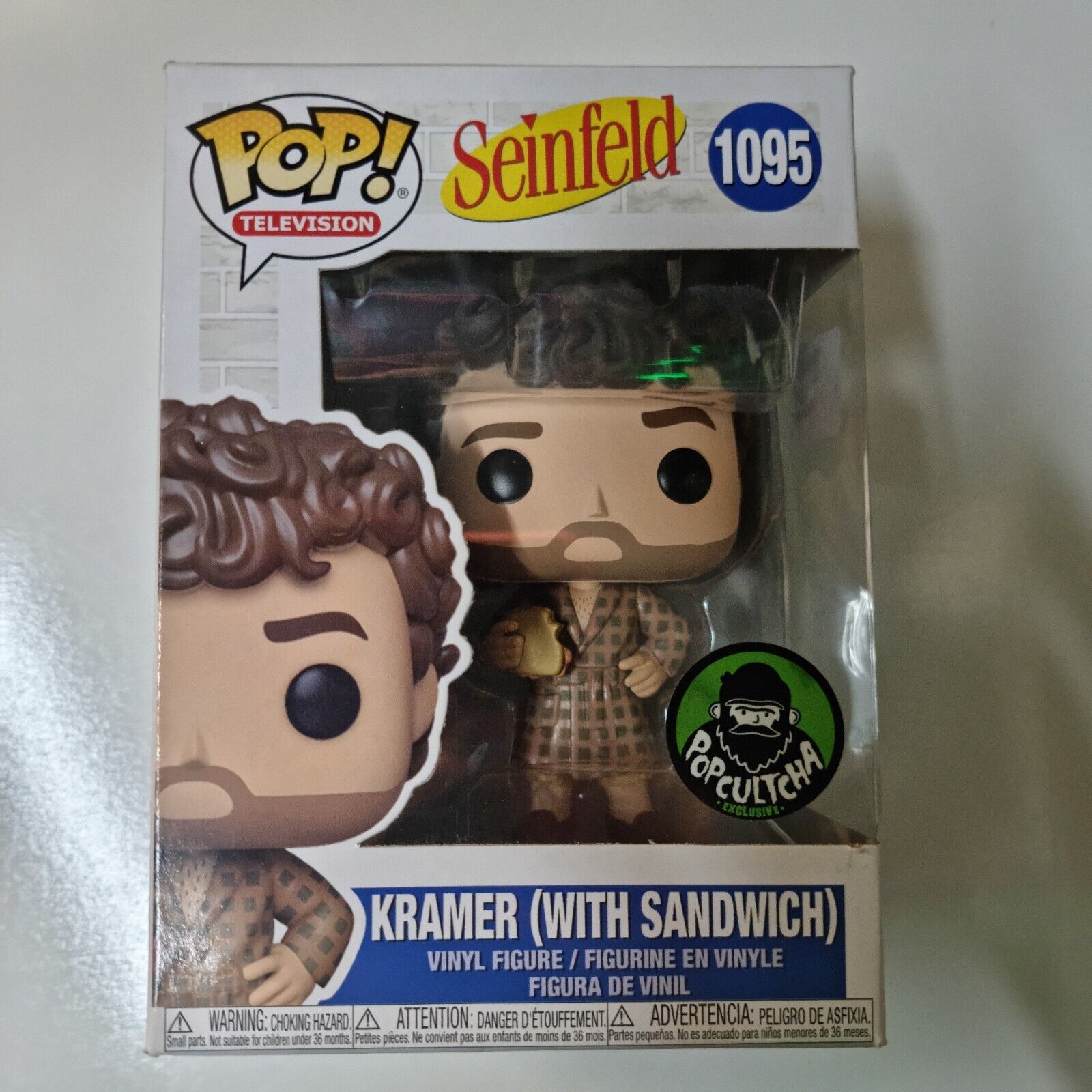 Funko Pop Vinyl | Seinfeld | Kramer (With Sandwich) 1095 | Funko Exclusive!!