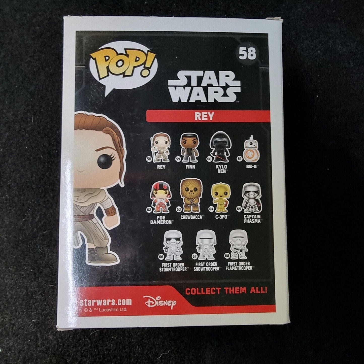 Funko Pop! Vinyl: Star Wars - Rey (w/ Staff) #58