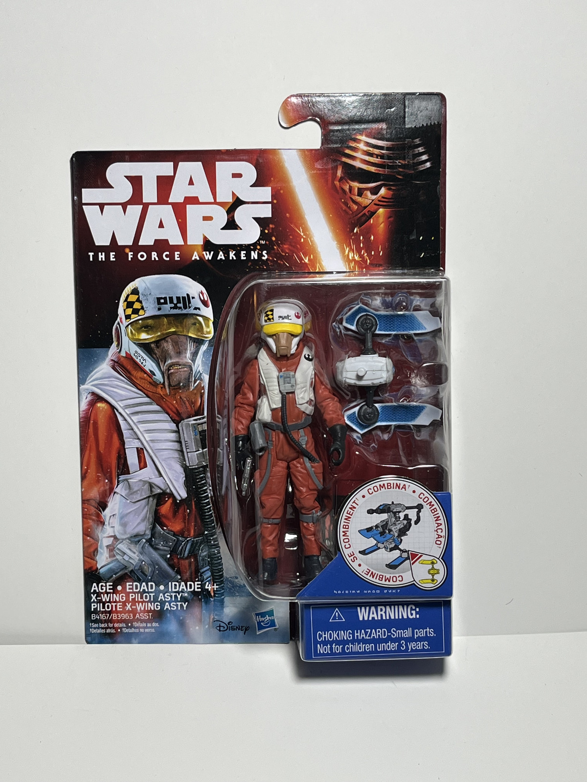 X-Wing Pilot Asty Star Wars The Force Awakens 3.75 Action Figure