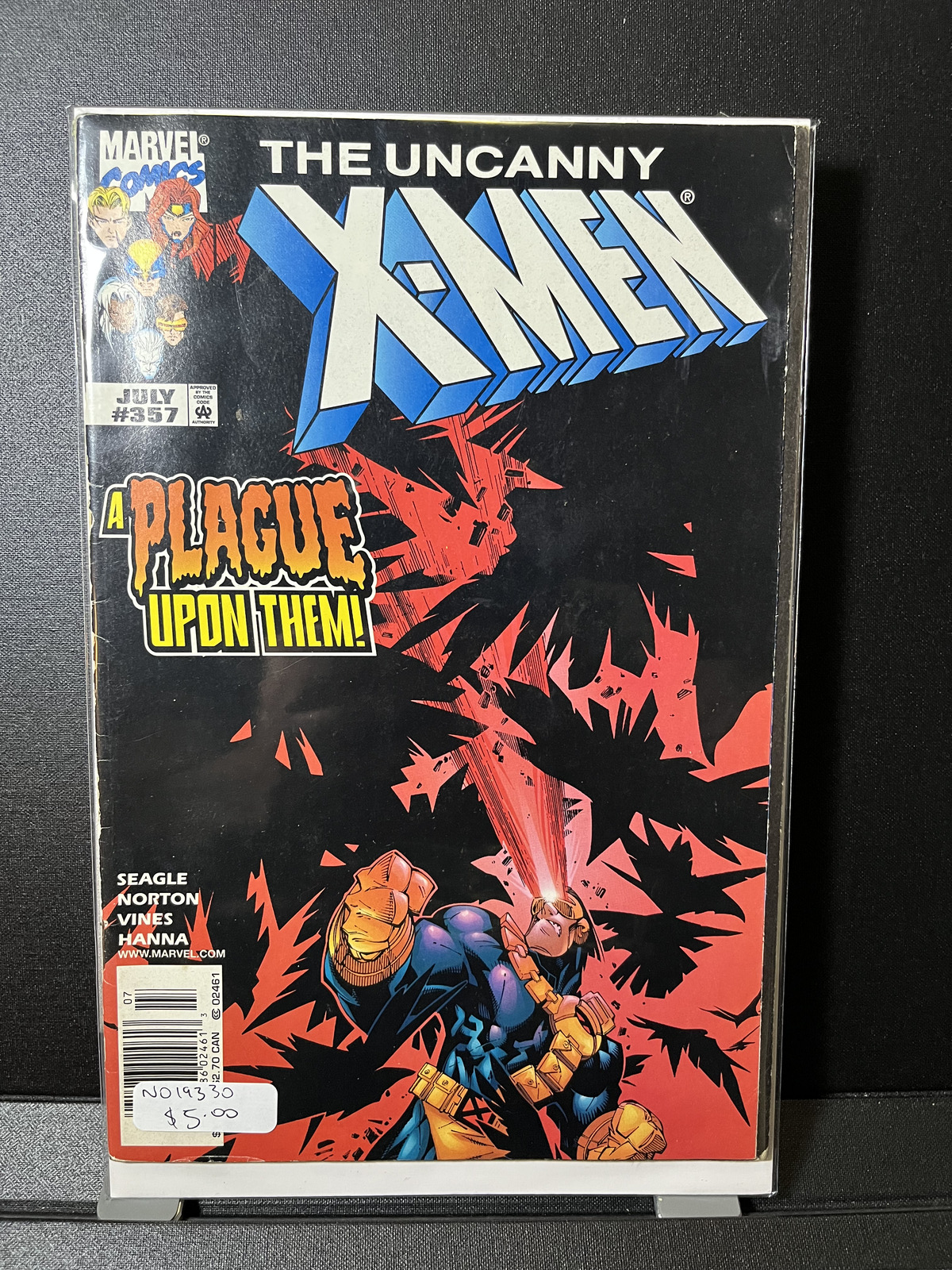 Uncanny X-Men #357 A Plague Upon Them! Marvel Comics 1998