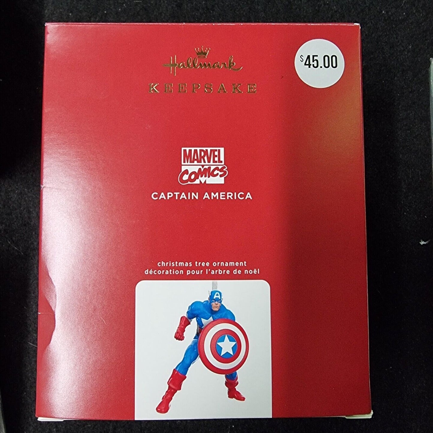 Marvel Comics CAPTAIN AMERICA Premium Metal 2020 Hallmark Keepsake Ornament NIB