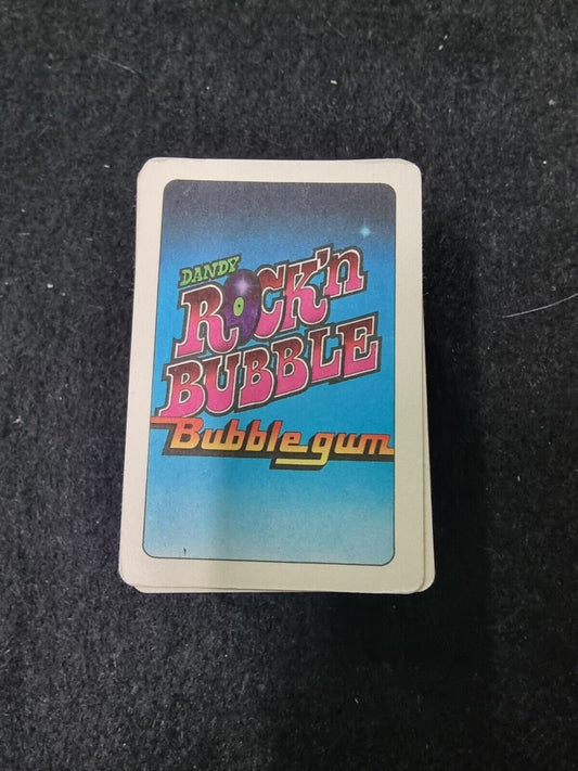 1986 Dandy ROCK'N BUBBLE  Mixed Card Lot 