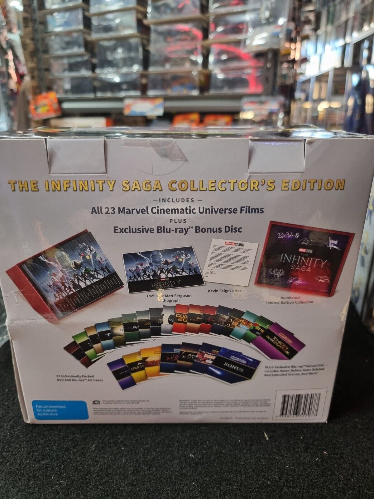 Infinity Saga MCU Blu Ray DVD Limited Edition Boxset Marvel Studios Avengers