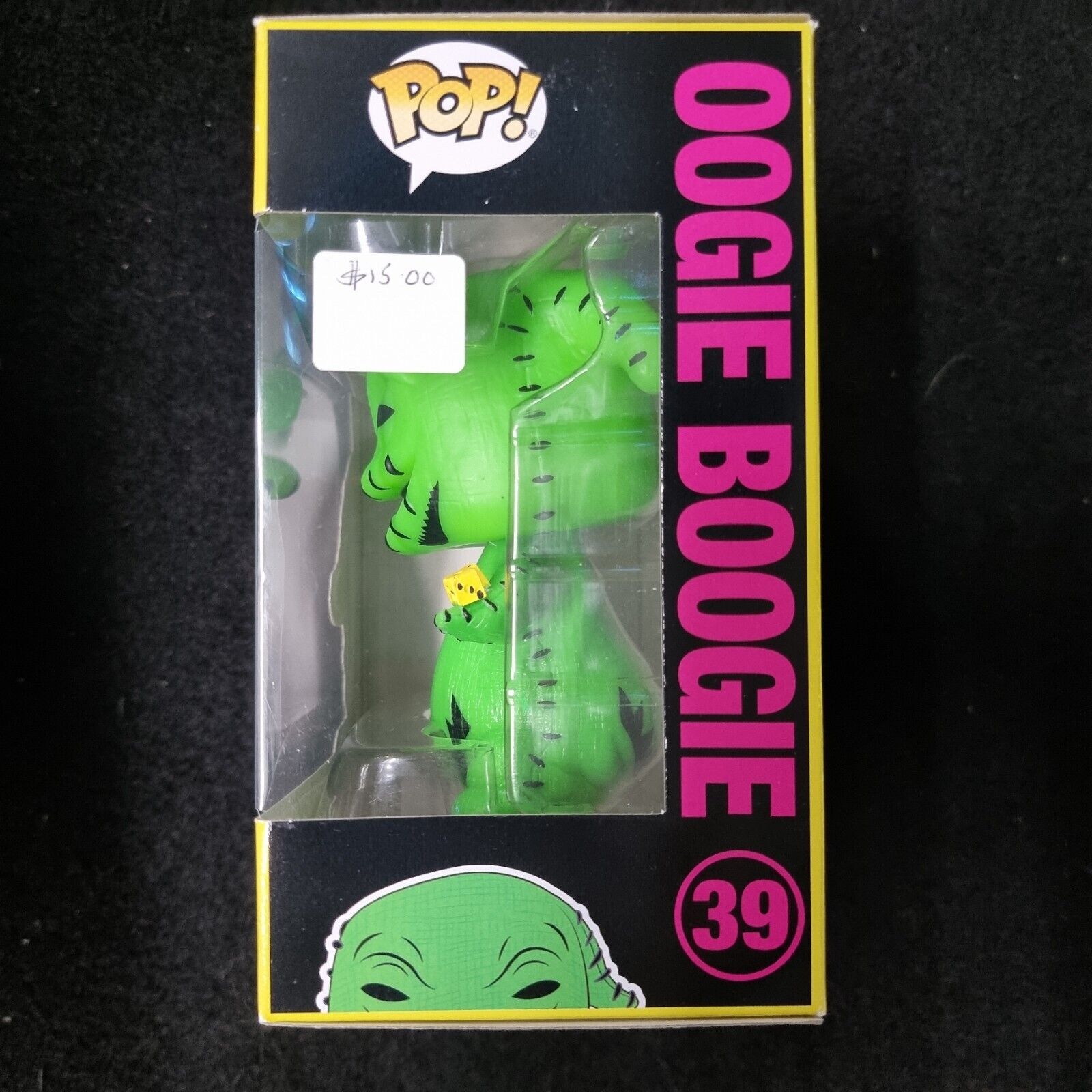 Funko Pop Disney The Nightmare Before Christmas Oogie Boogie Blacklight NIB