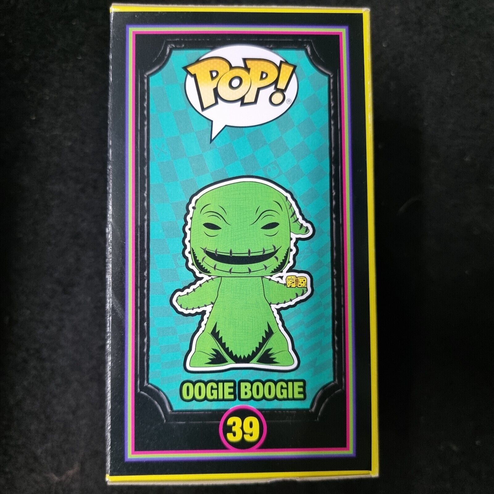 Funko Pop Disney The Nightmare Before Christmas Oogie Boogie Blacklight NIB