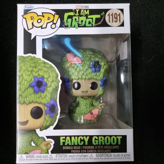 Funko Pop! Marvel I Am Groot: Fancy Groot #1191 Vinyl Figure