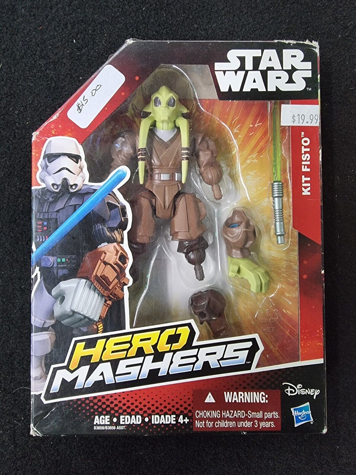 2015 Disney Star Wars Hero Mashers Kit Fisto Action Figure 