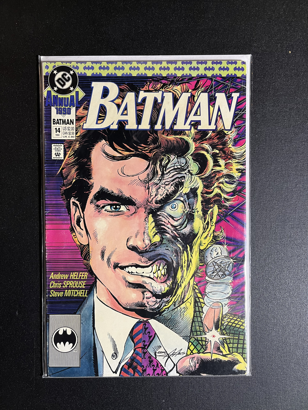 Batman Annual #14 DC Comics Two-Face Origin 1990