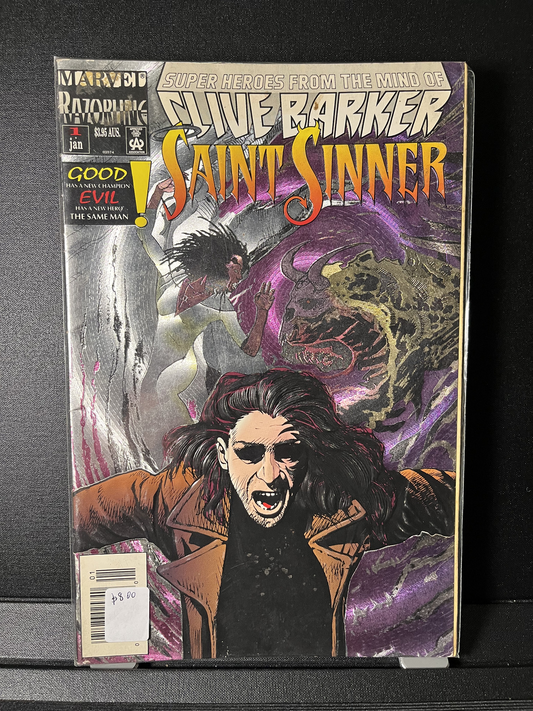 Saint Sinner #1. Marvel Comics, 1993. Super Heroes from the Mind of Clive Barker