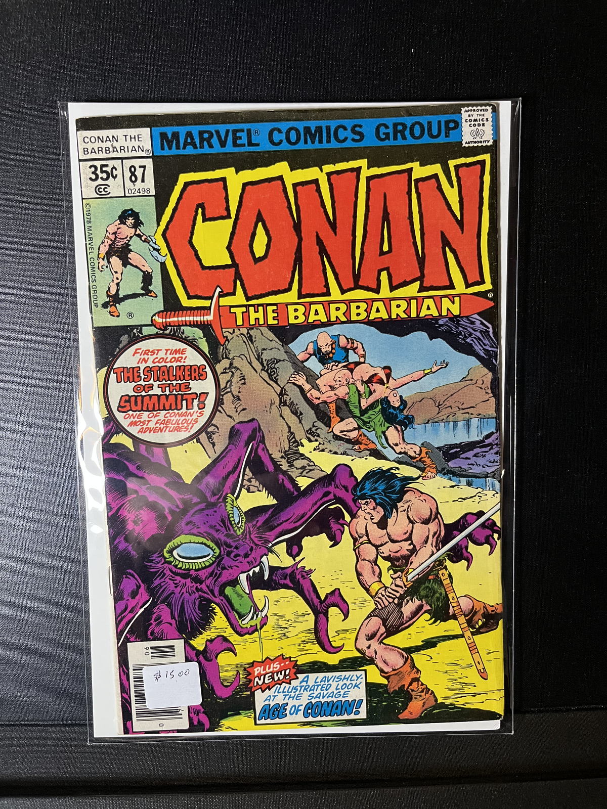 Conan The Barbarian #87 1978 Marvel Comics Group 