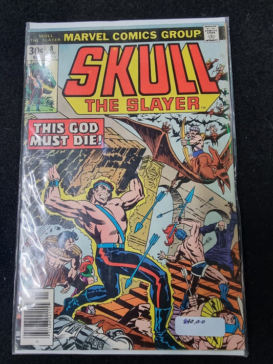 SKULL the Slayer #8 (1975) Marvel Very Good Condition