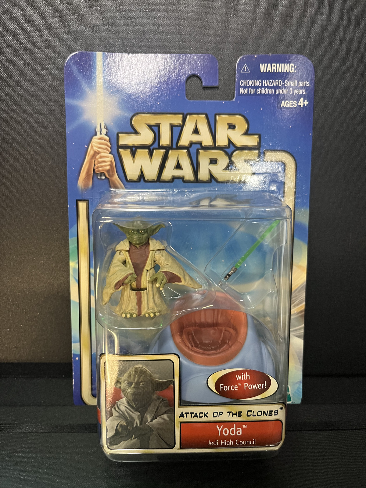 Yoda Jedi High Council Star Wars AOTC Carded 3.75 Action Figure