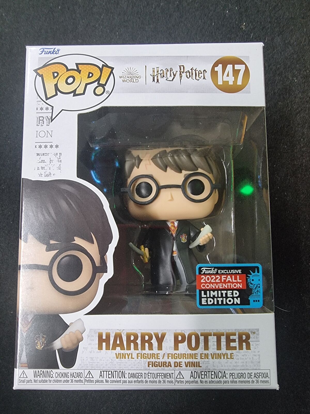 FUNKO POP HARRY POTTOR # 147 2022 FALL CONVENTION LIMITED EDITION