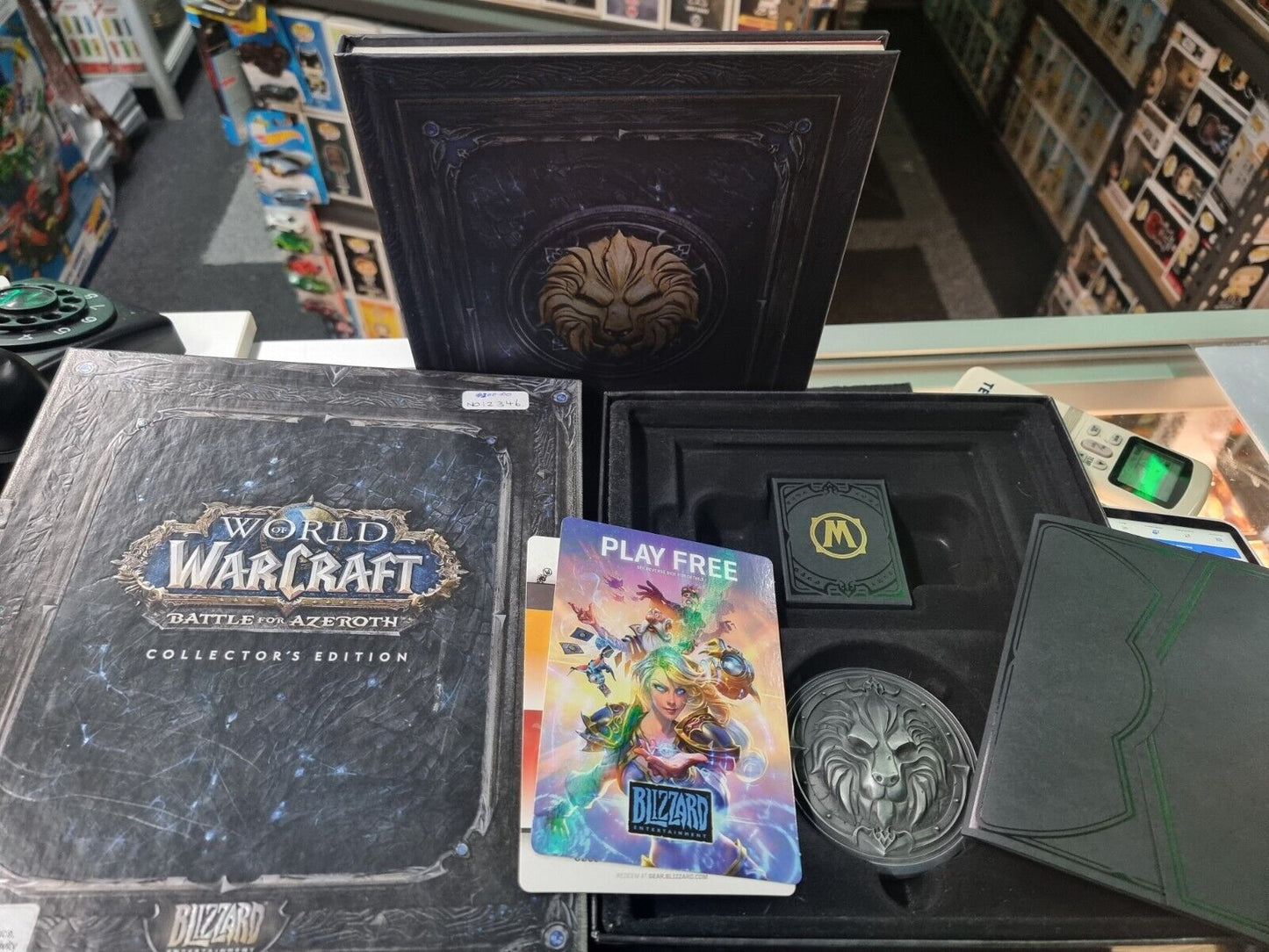 World Of Warcraft Battle For Azeroth Collectors Edition  Missing Cd