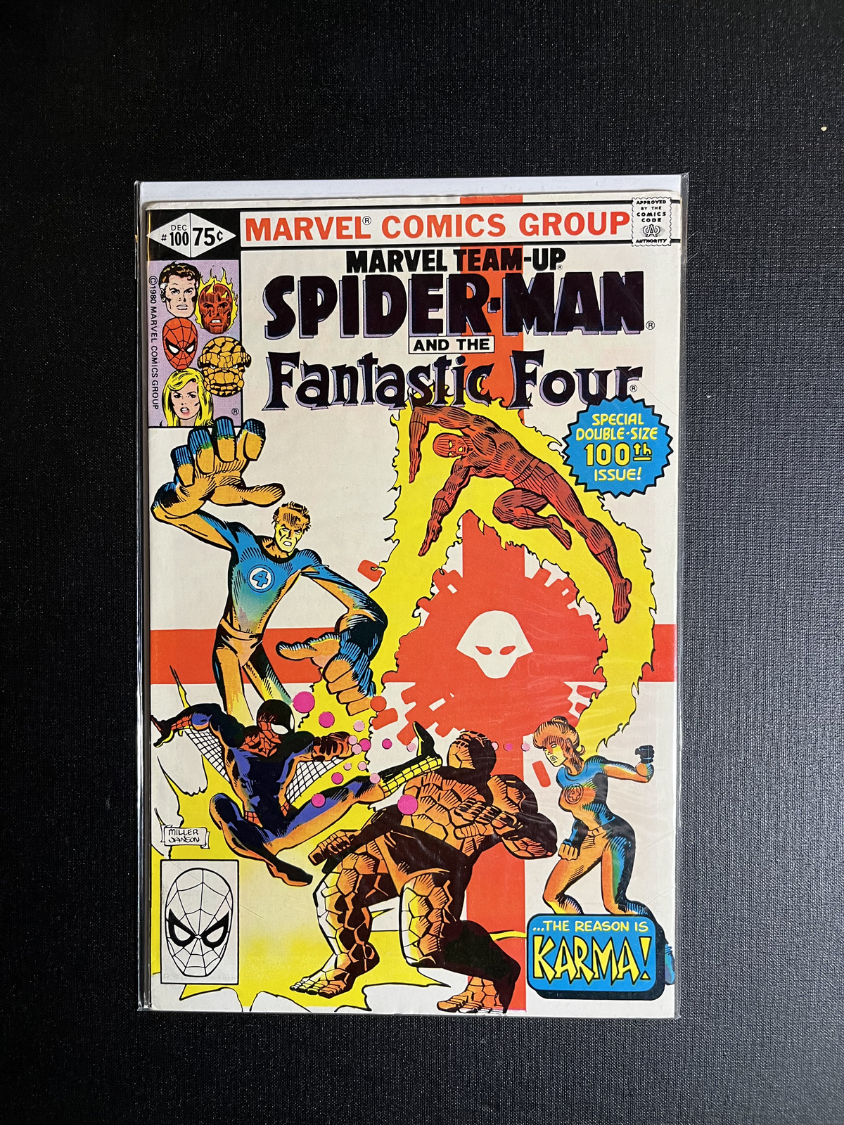 Marvel Team-Up Spider-Man And The Fantastic Four #100 Marvel Comics 1980