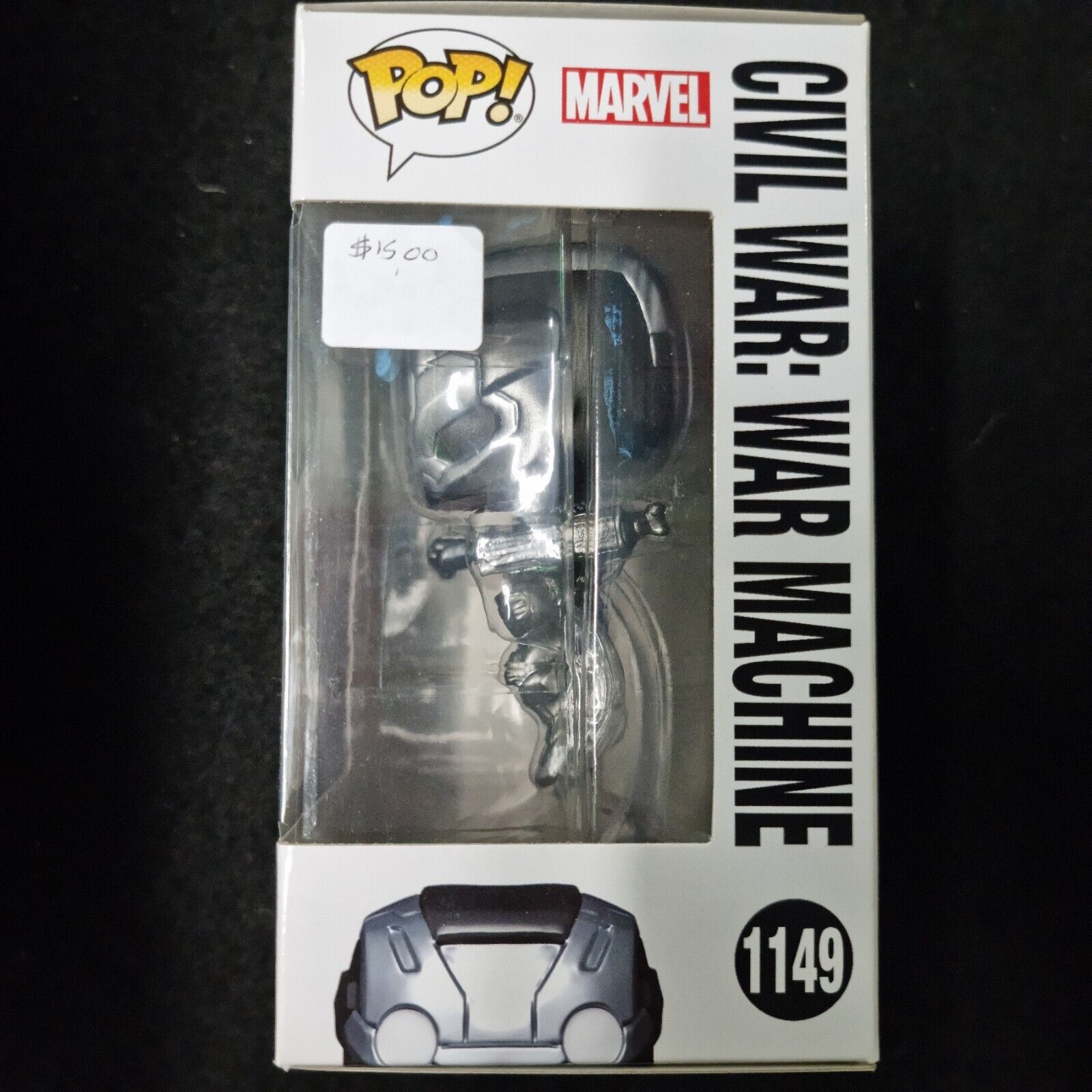 Funko Pop! Civil War: War Machine Vinyl Figure 1149 2023 Amazon Exclusive 