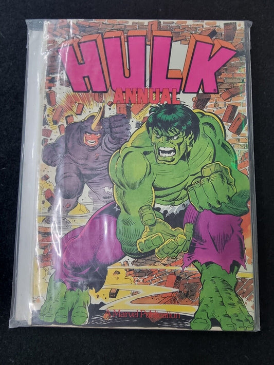 Hulk Annual 1984 - Marvel Comics, Hardcover, Rare UK Edition