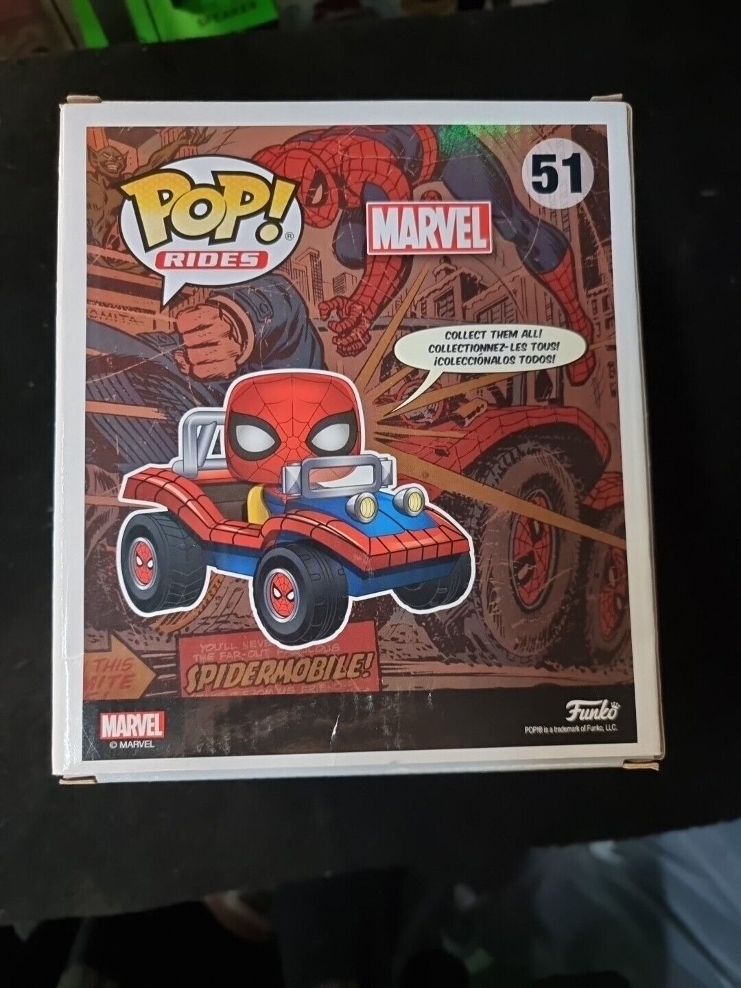 Funko Pop Rides Marvel SPIDER-MAN W/ MOBILE #51